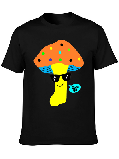 Cool Mushroom Graphic T-Shirt