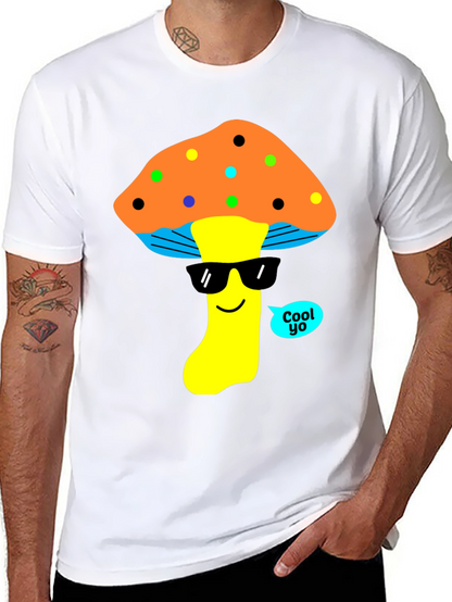 Cool Mushroom Graphic T-Shirt