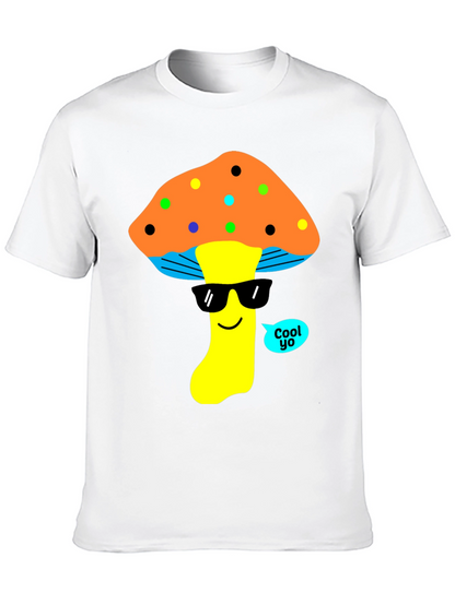 Cool Mushroom Graphic T-Shirt