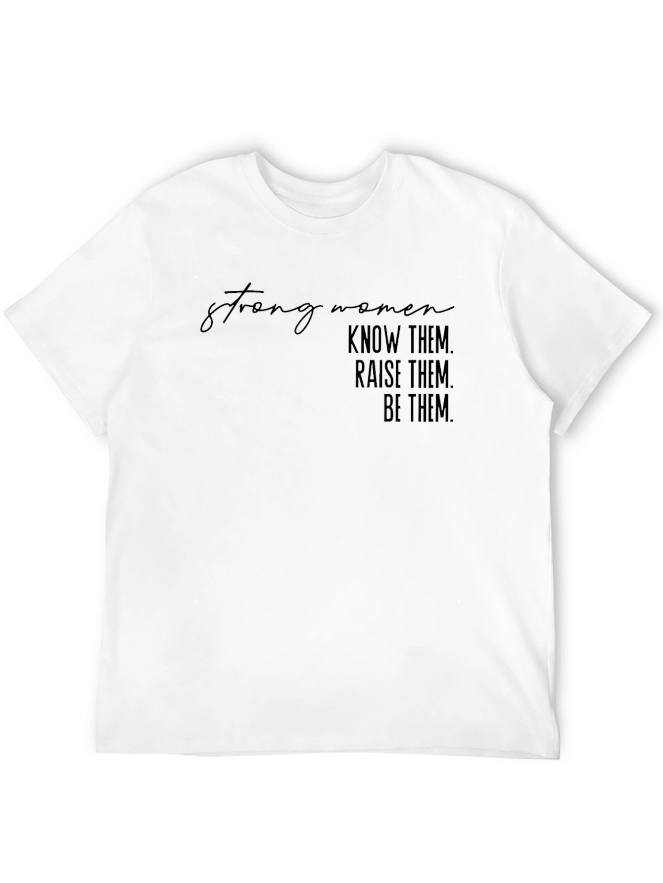 Strong Women Graphic Tee - Black