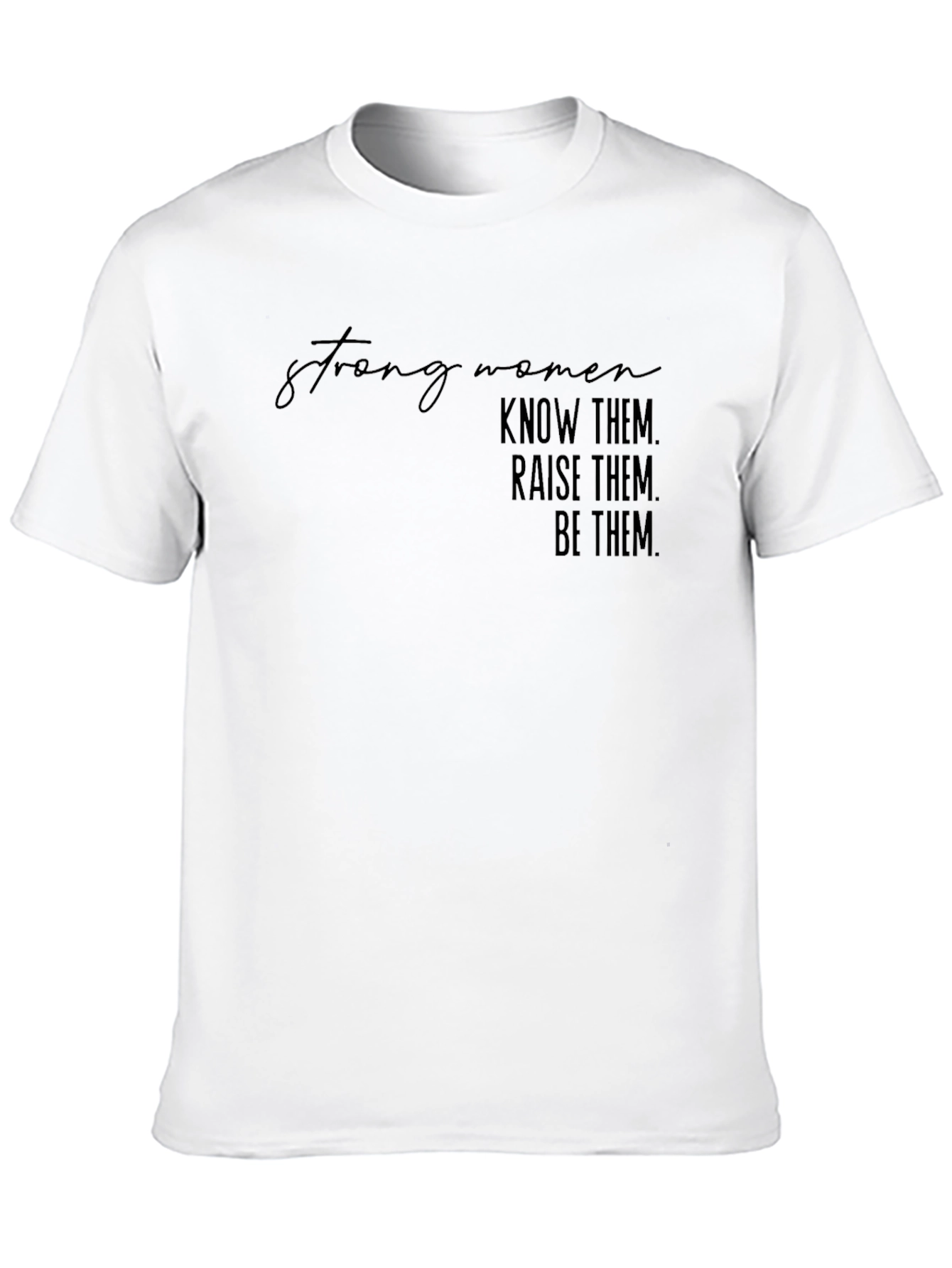 Strong Women Graphic Tee - Black