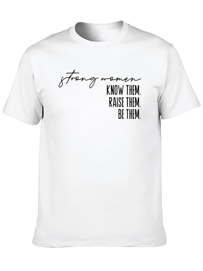 Strong Women Graphic Tee - Black