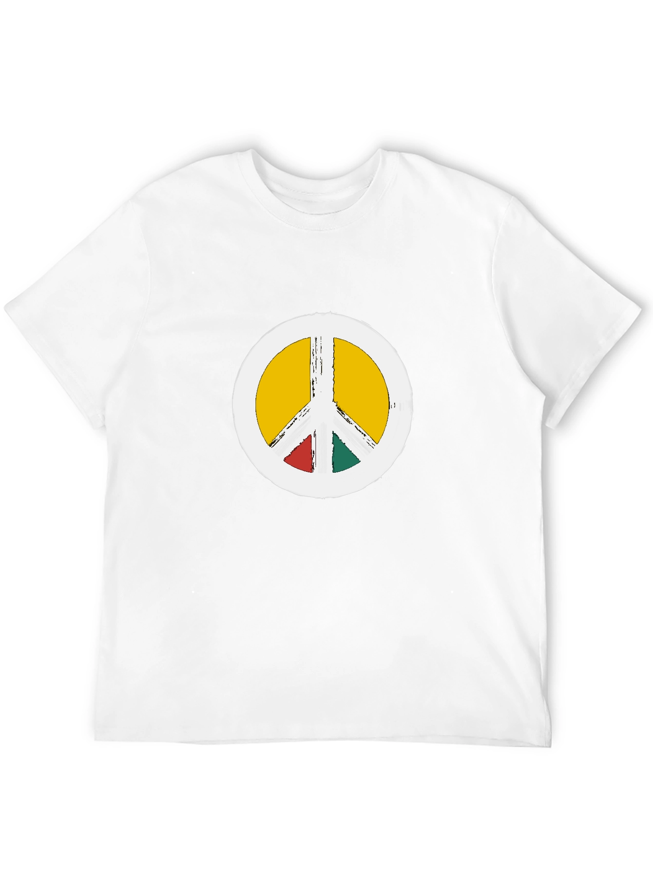 Peace Sign Graphic Tee - Black