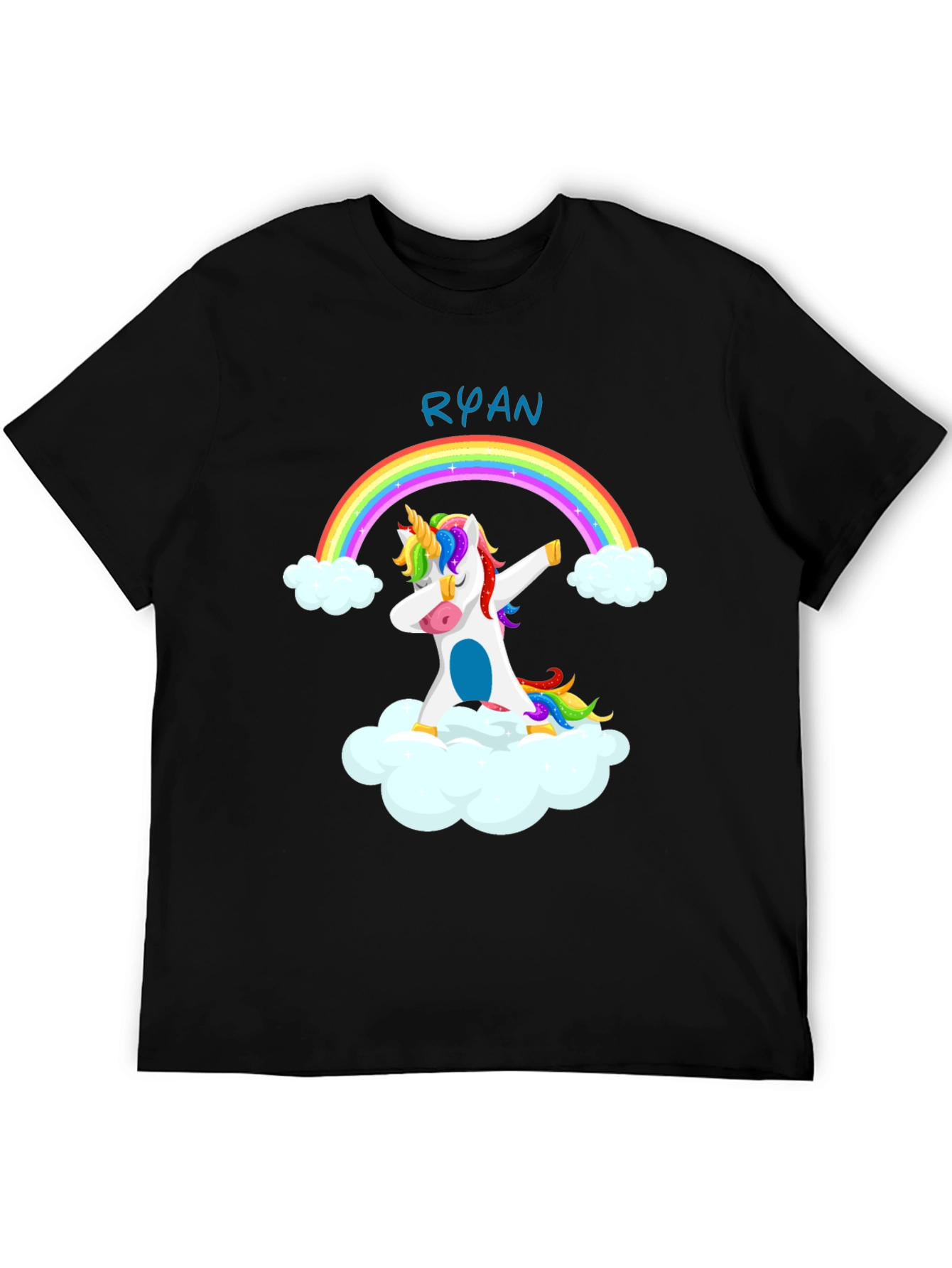 Unicorn Rainbow Personalized T-Shirt