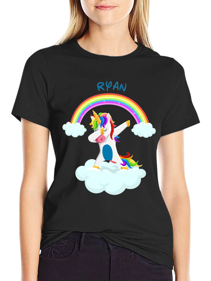 Unicorn Rainbow Personalized T-Shirt