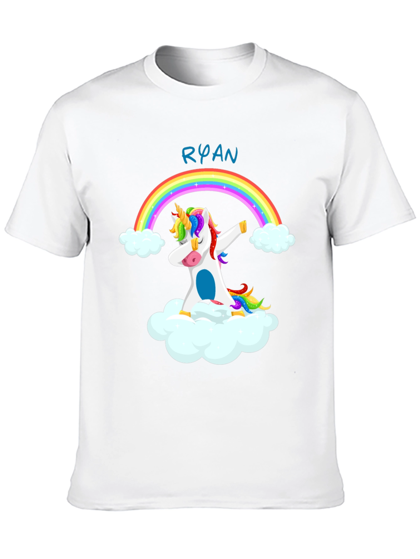 Unicorn Rainbow Personalized T-Shirt