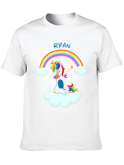 Unicorn Rainbow Personalized T-Shirt