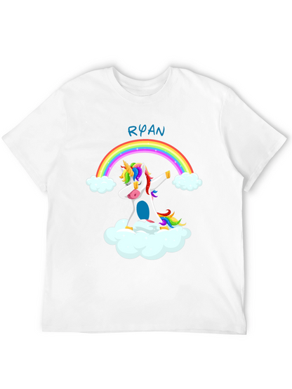 Unicorn Rainbow Personalized T-Shirt