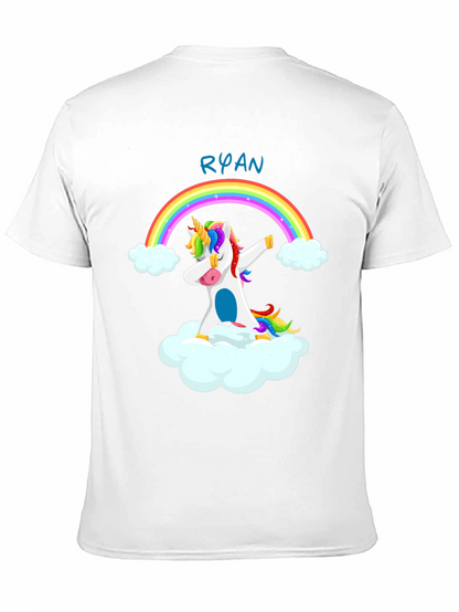 Unicorn Rainbow Personalized T-Shirt