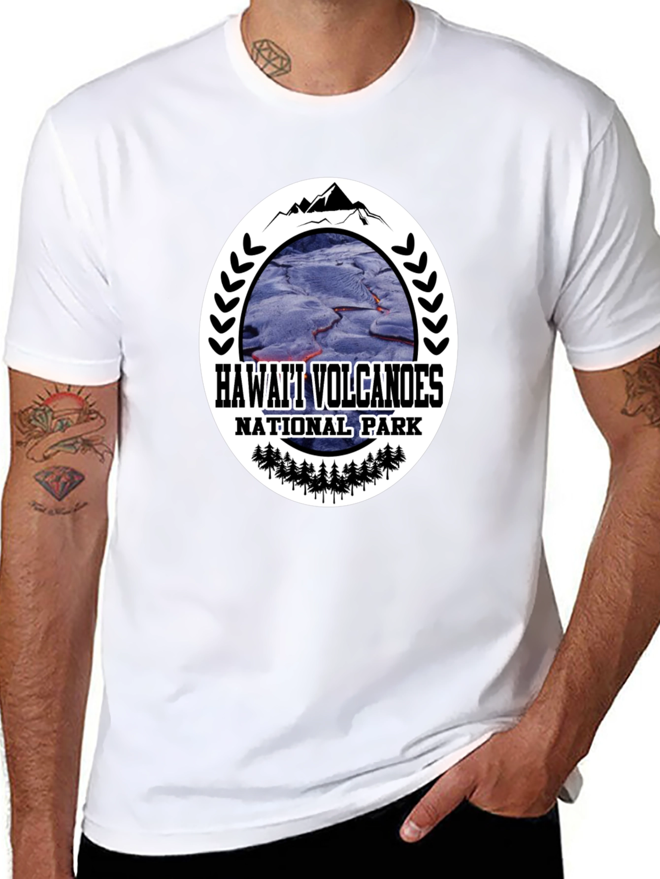 Hawaii Volcanoes National Park Graphic T-Shirt