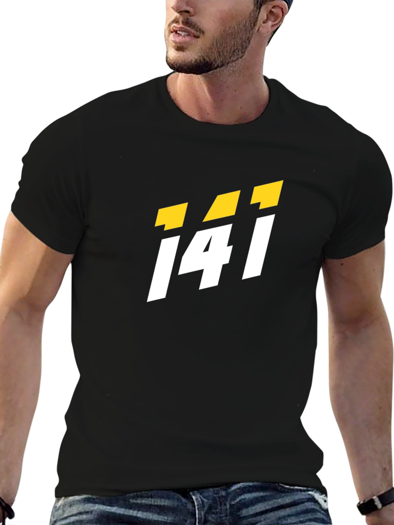 i4i Black T-Shirt - Modern Graphic Tee