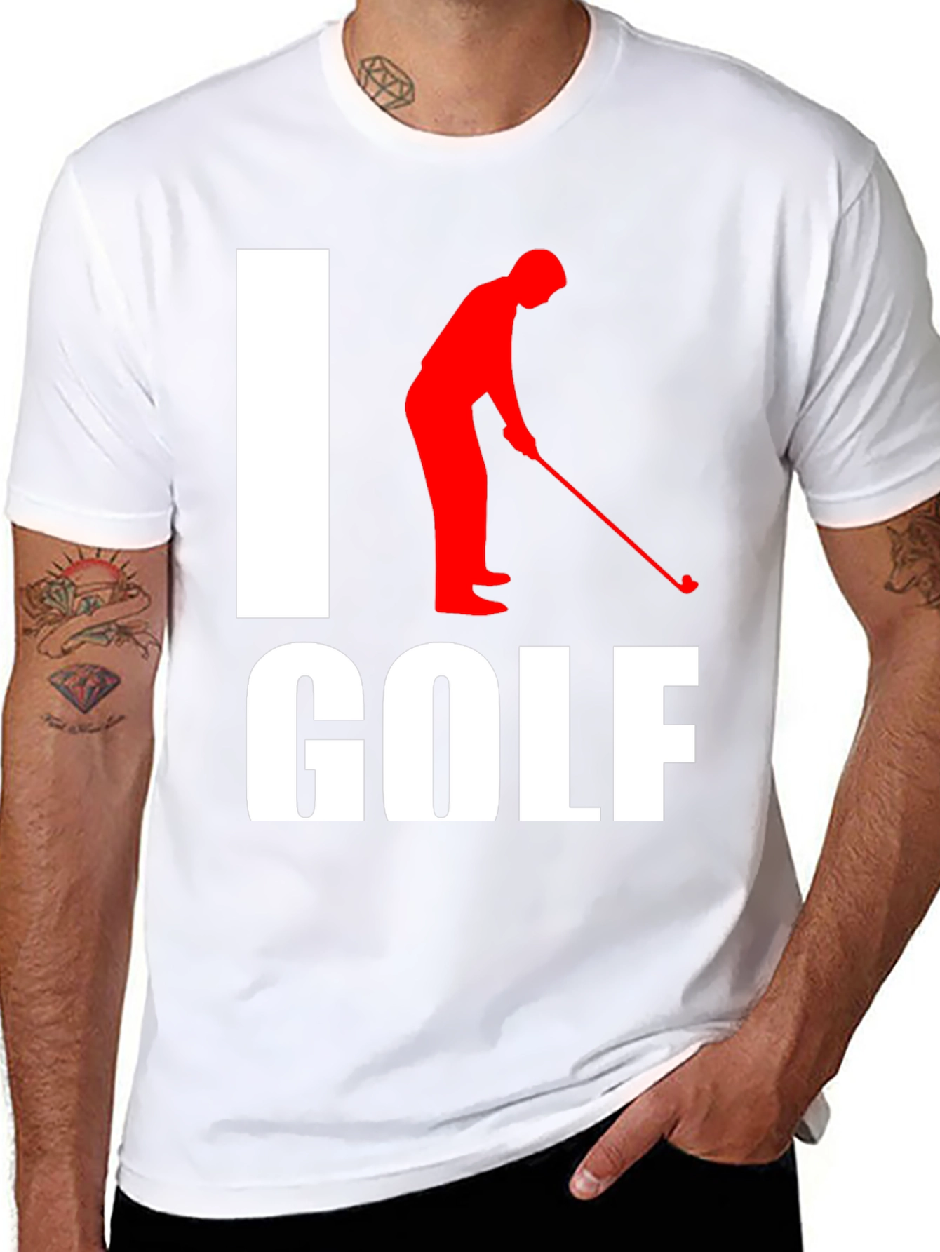 I Love Golf T-Shirt - Funny Golfer Tee