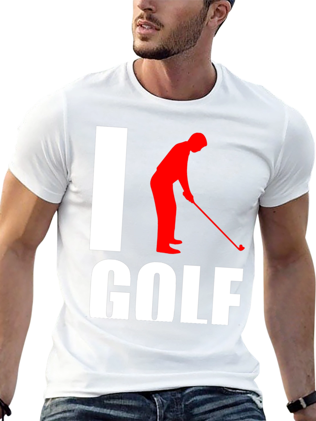 I Love Golf T-Shirt - Funny Golfer Tee