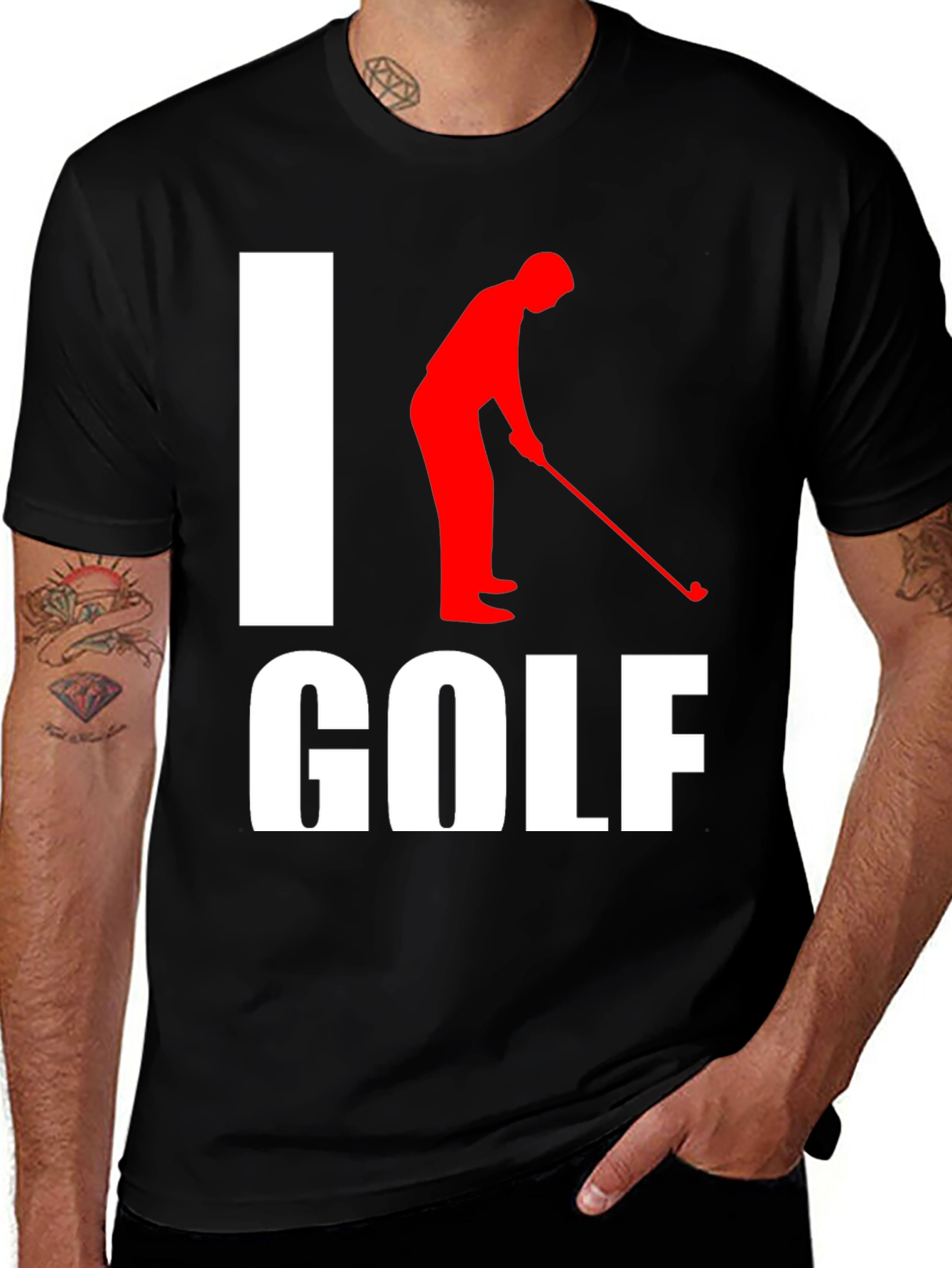 I Love Golf T-Shirt - Funny Golfer Tee