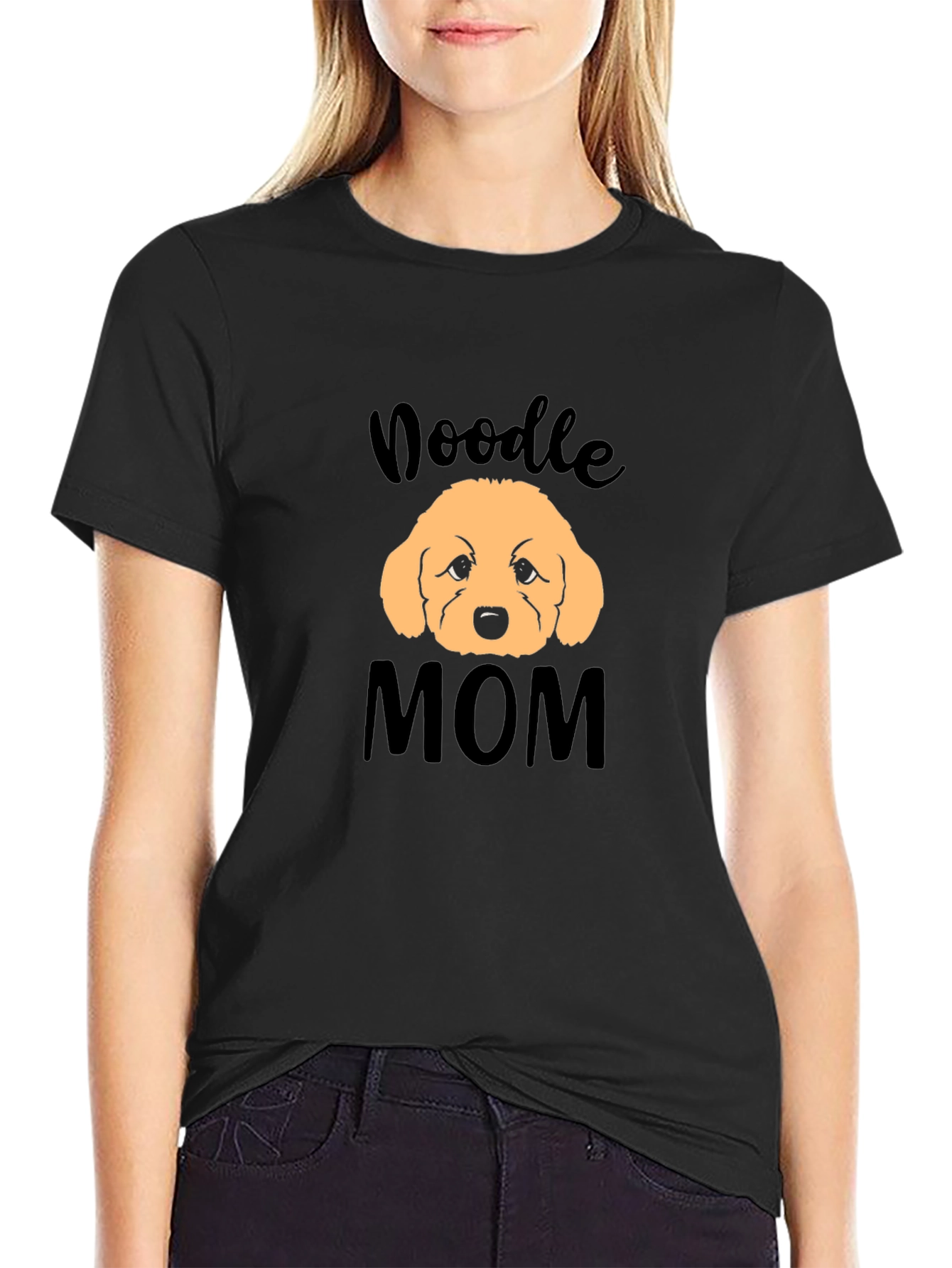 Noodle Mom Black T-Shirt
