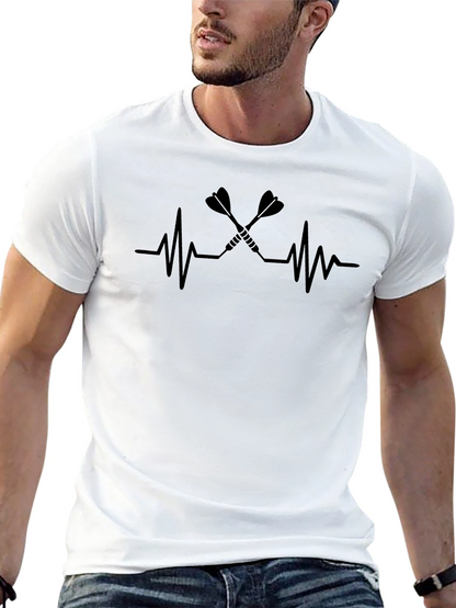 Darts Heartbeat T-Shirt - Stylish & Unique Design