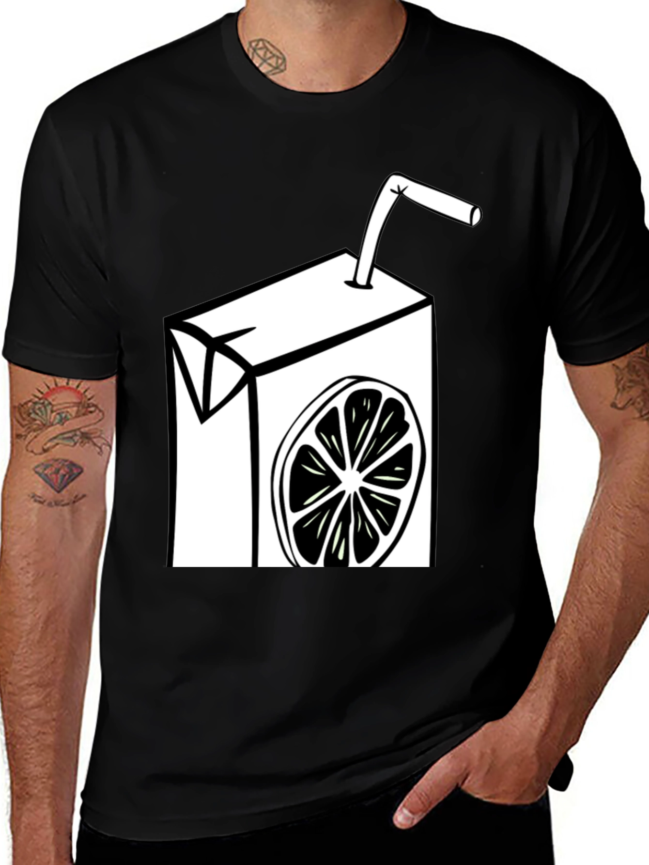Citrus Juice Box Graphic Tee