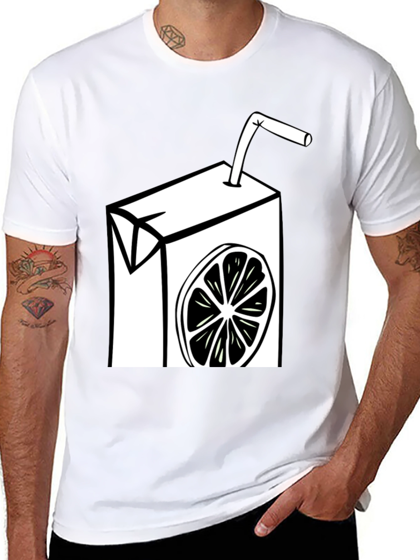 Citrus Juice Box Graphic Tee