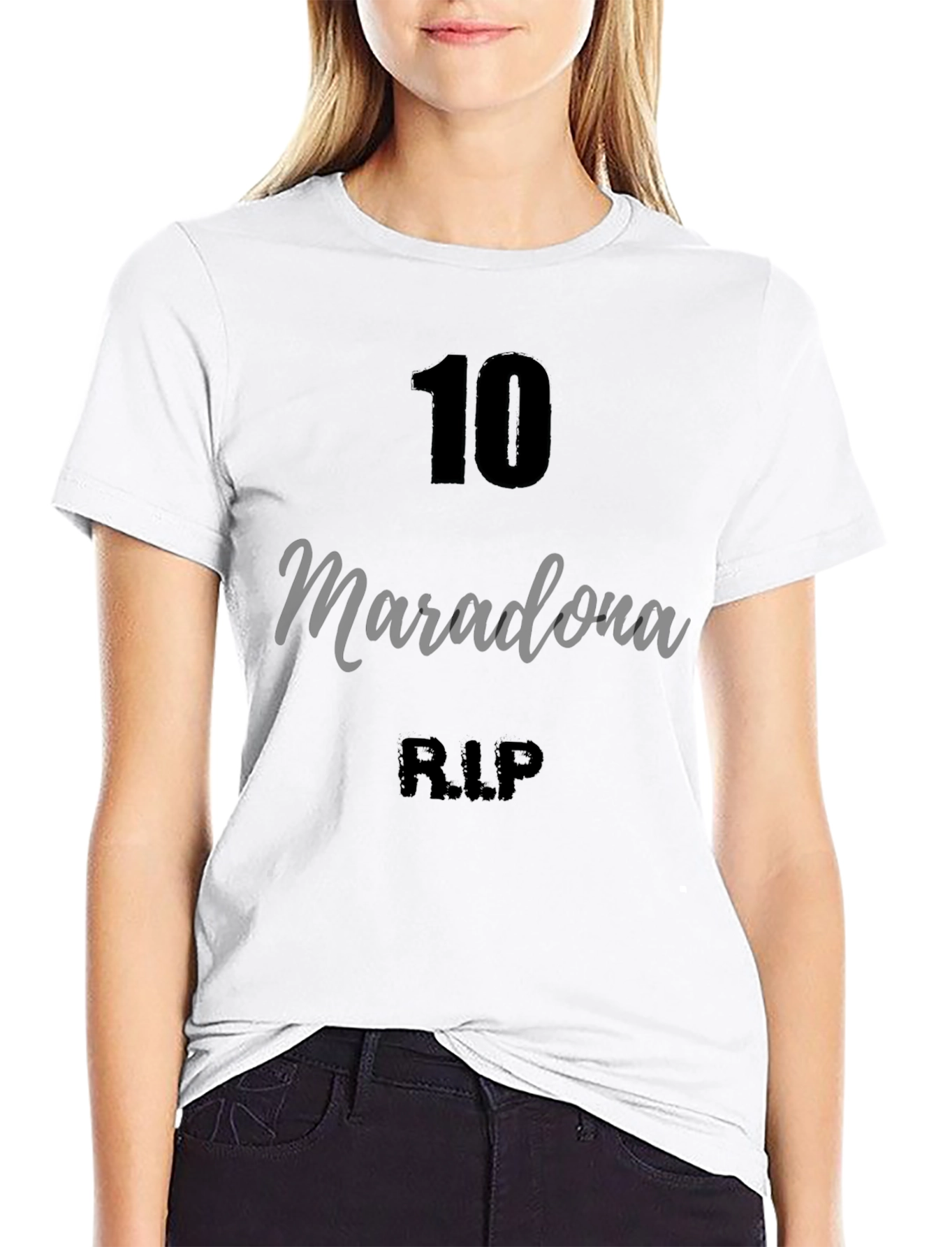 Maradona RIP T-Shirt - Tribute to a Legend