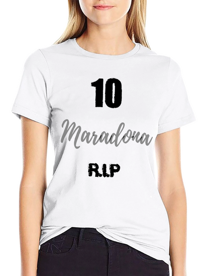 Maradona RIP T-Shirt - Tribute to a Legend