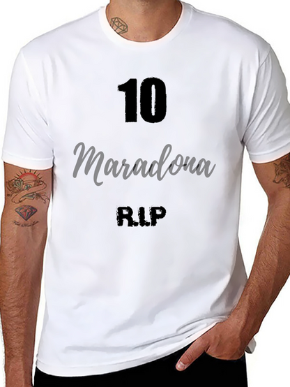Maradona RIP T-Shirt - Tribute to a Legend