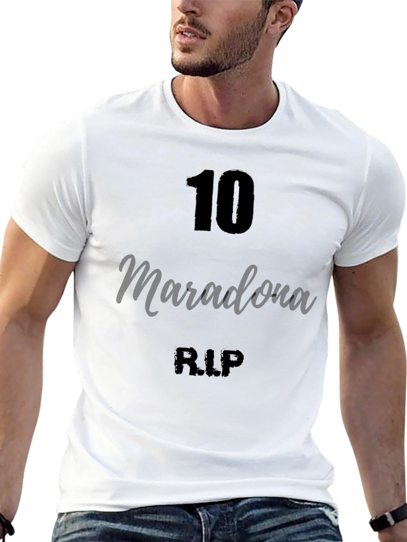 Maradona RIP T-Shirt - Tribute to a Legend