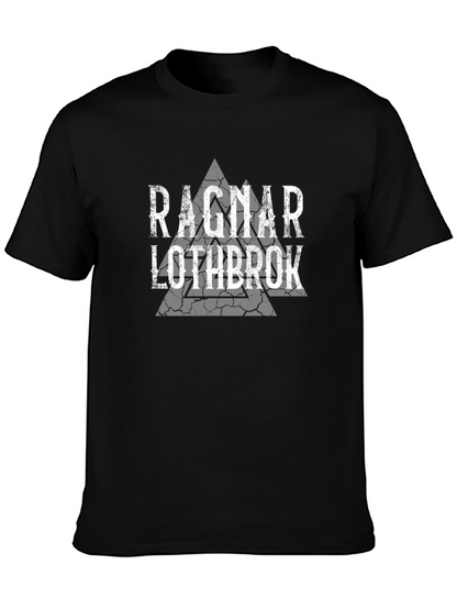 Ragnar Lothbrok Viking T-Shirt - Black Graphic Tee