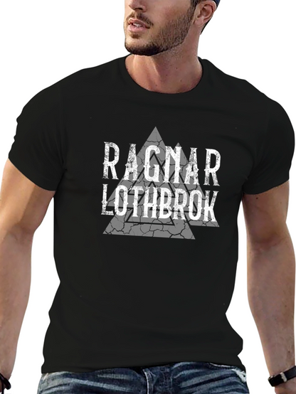 Ragnar Lothbrok Viking T-Shirt - Black Graphic Tee