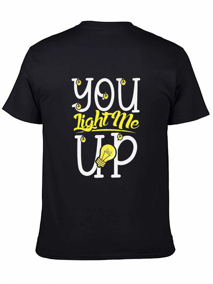 You Light Me Up Graphic Tee - Trendy Design