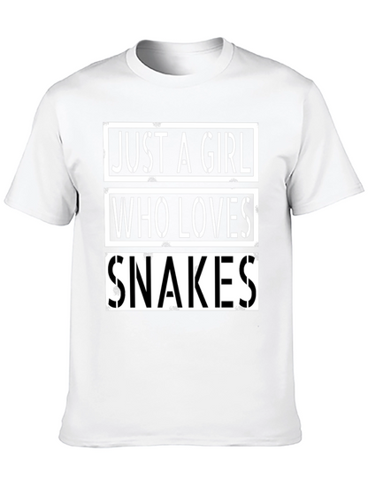 Just A Girl Who Loves Snakes T-Shirt