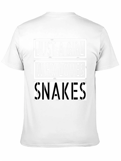 Just A Girl Who Loves Snakes T-Shirt