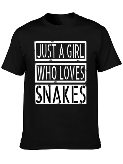 Just A Girl Who Loves Snakes T-Shirt