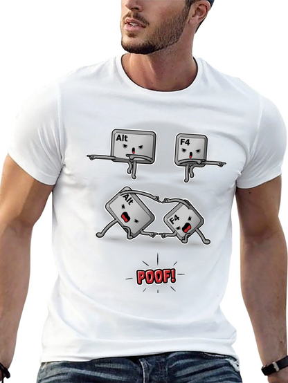Alt + F4 T-Shirt - Funny Computer Humor