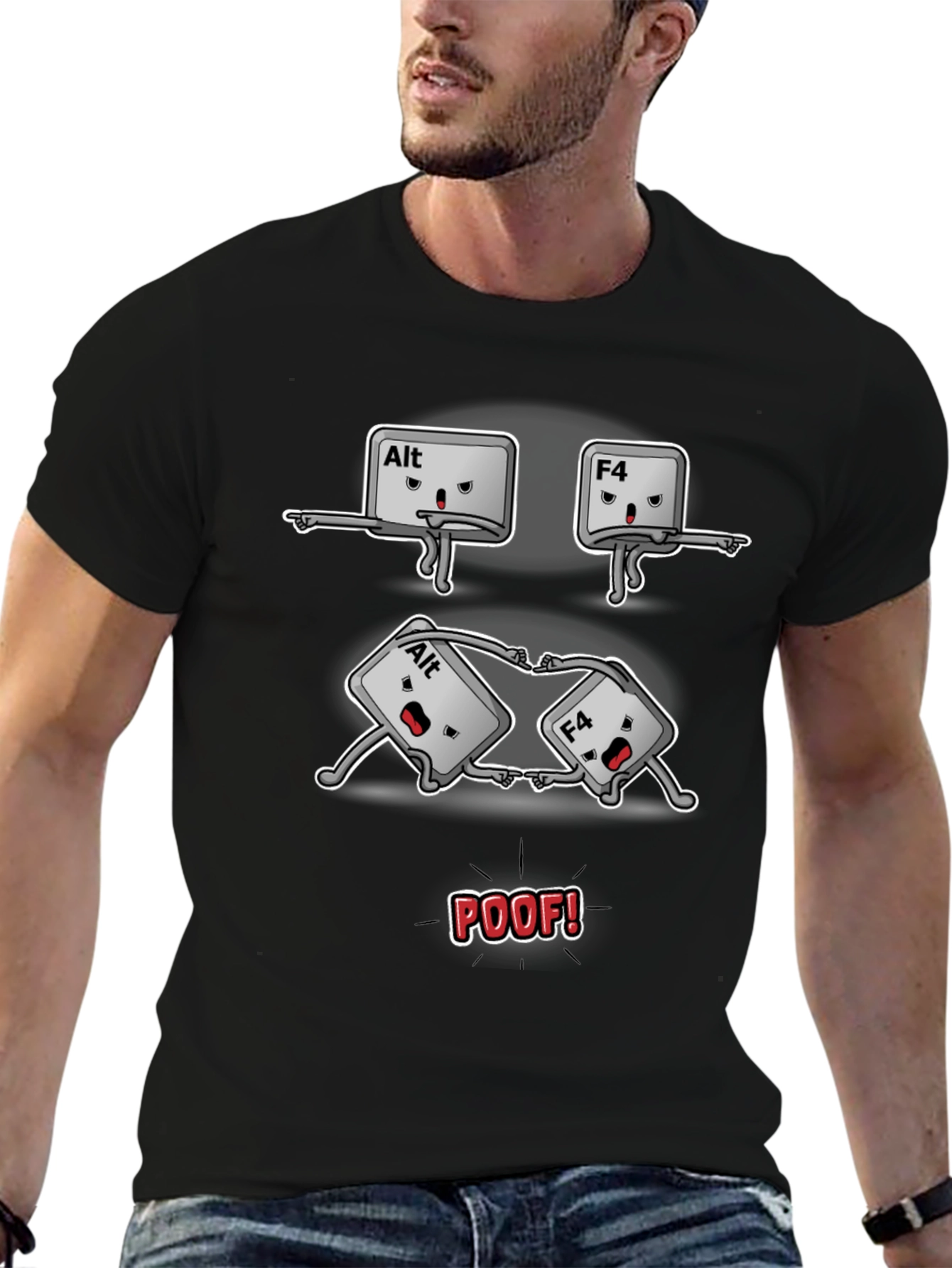 Alt + F4 T-Shirt - Funny Computer Humor