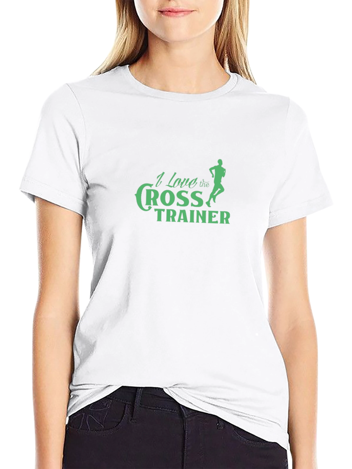 I Love the Cross Trainer Black T-Shirt