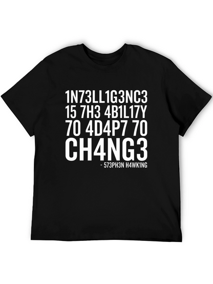 Funny Intelligence Math Code T-Shirt - Stephen Hawking