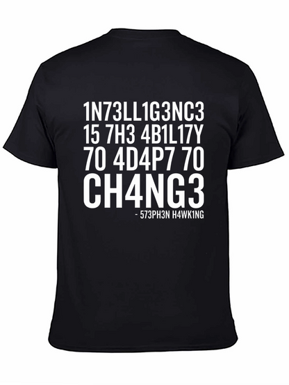 Funny Intelligence Math Code T-Shirt - Stephen Hawking