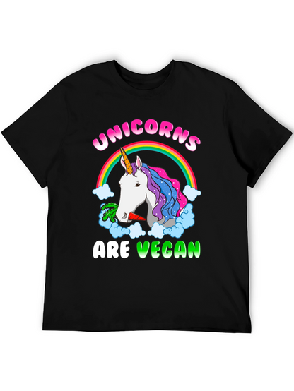 Unicorns Are Vegan Graphic T-Shirt