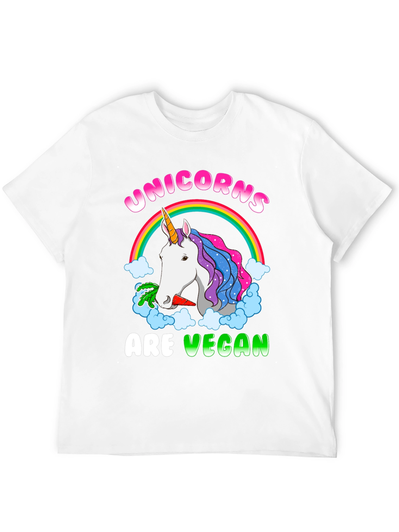 Unicorns Are Vegan Graphic T-Shirt