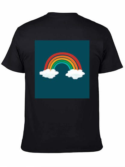 Rainbow Cloud Graphic Tee - Stylish & Unique!
