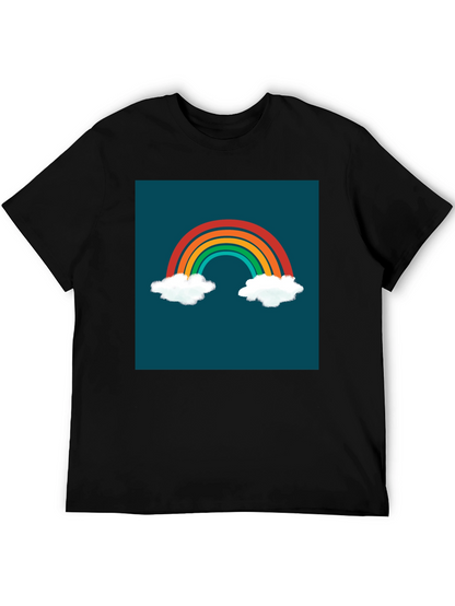 Rainbow Cloud Graphic Tee - Stylish & Unique!
