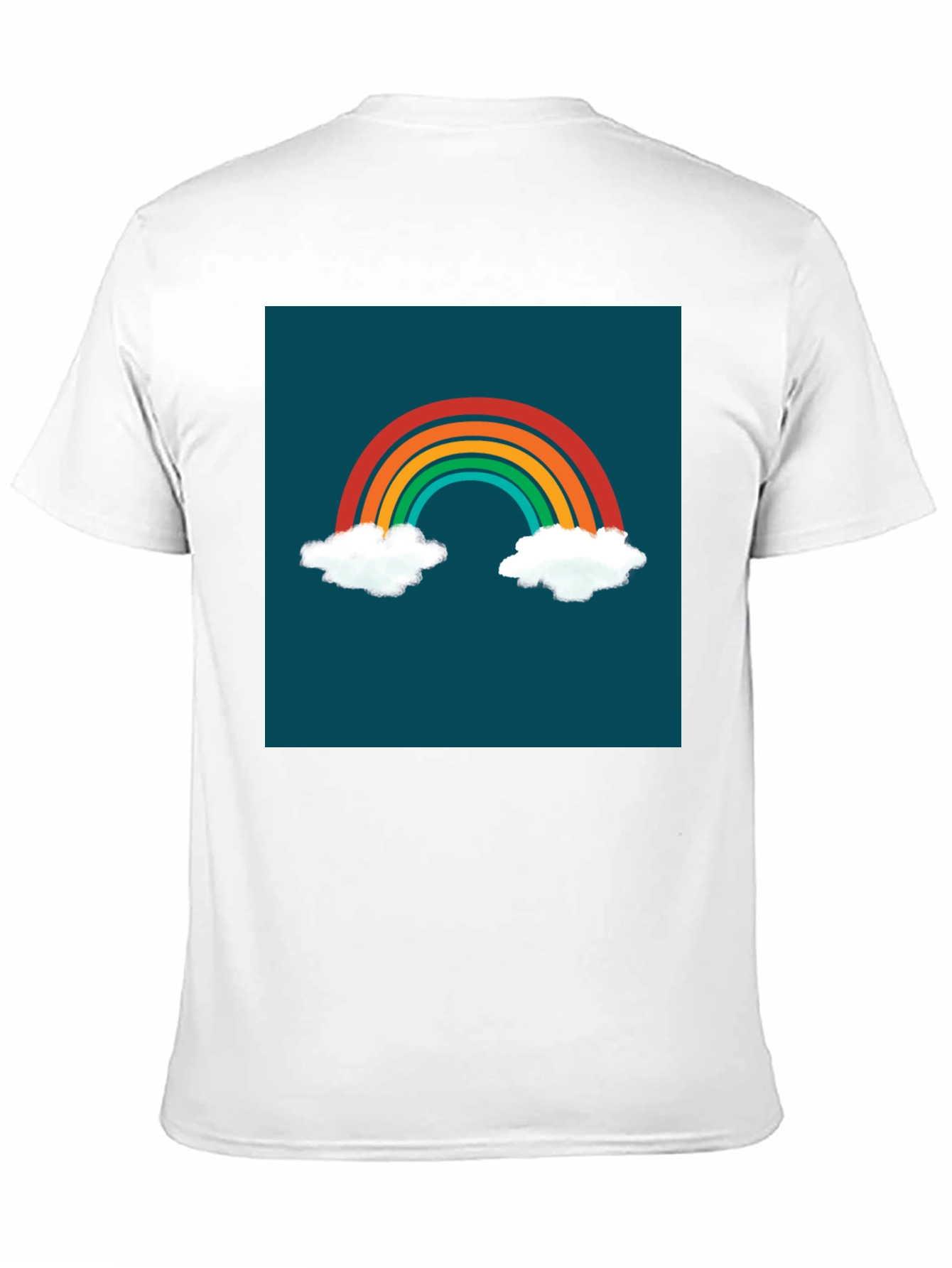 Rainbow Cloud Graphic Tee - Stylish & Unique!