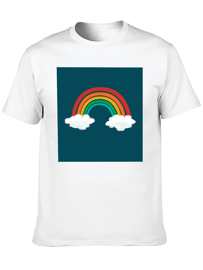 Rainbow Cloud Graphic Tee - Stylish & Unique!