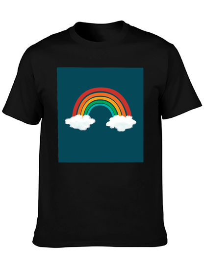 Rainbow Cloud Graphic Tee - Stylish & Unique!