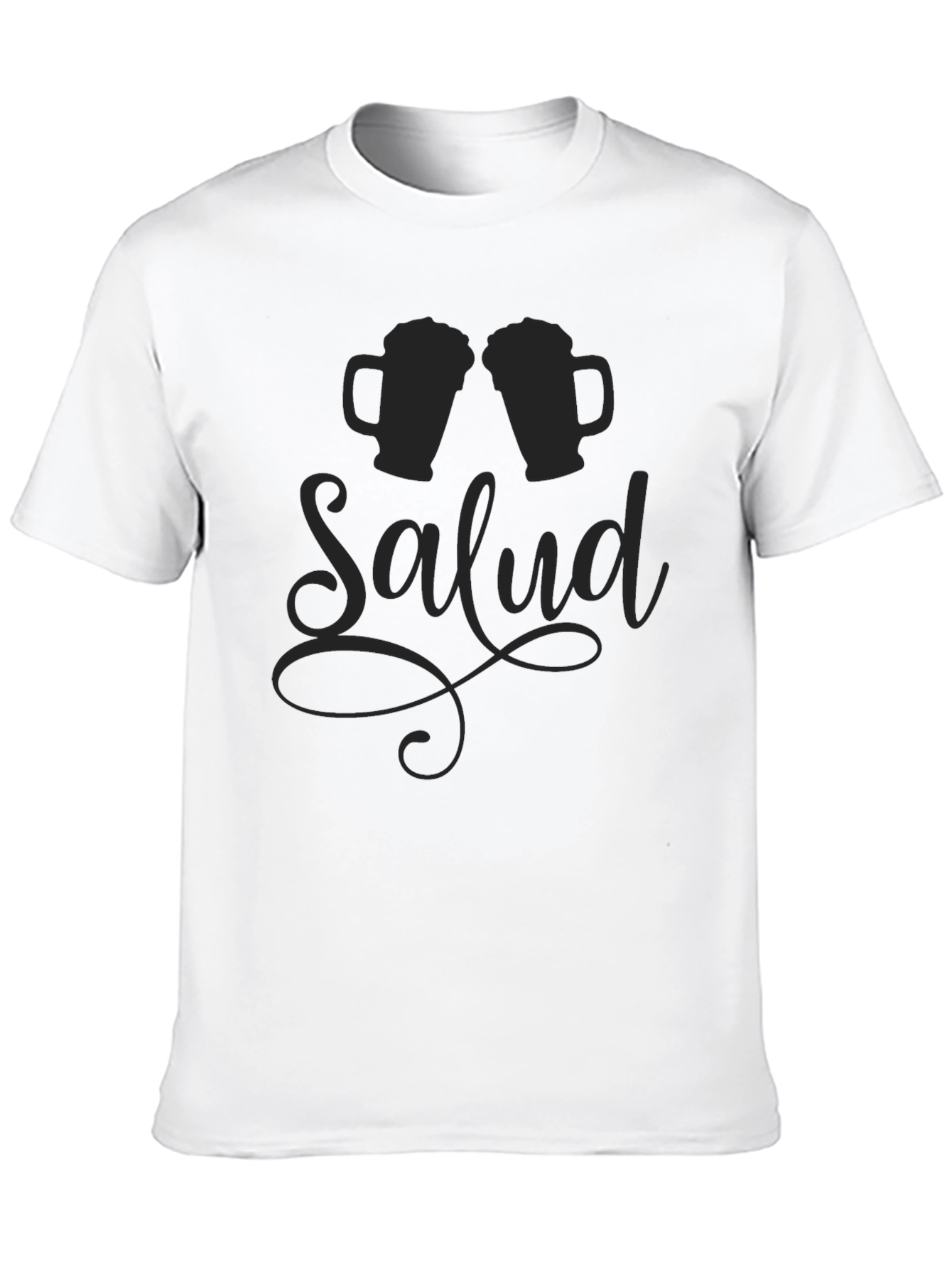 Salud Beer Toast Graphic Tee - Black