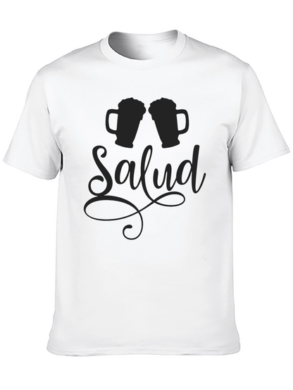 Salud Beer Toast Graphic Tee - Black