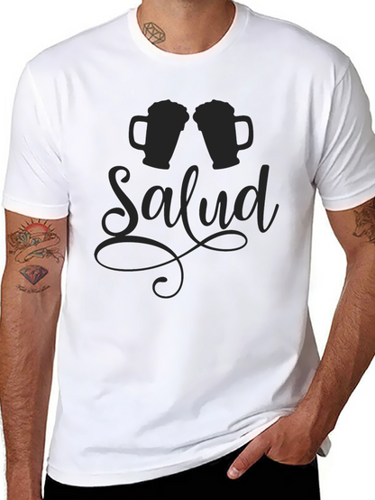 Salud Beer Toast Graphic Tee - Black