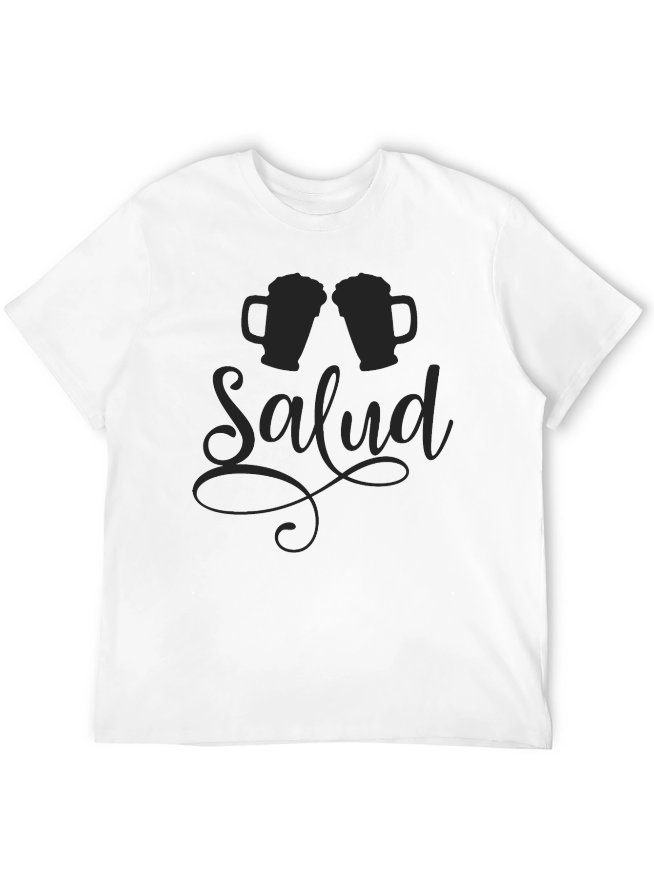 Salud Beer Toast Graphic Tee - Black