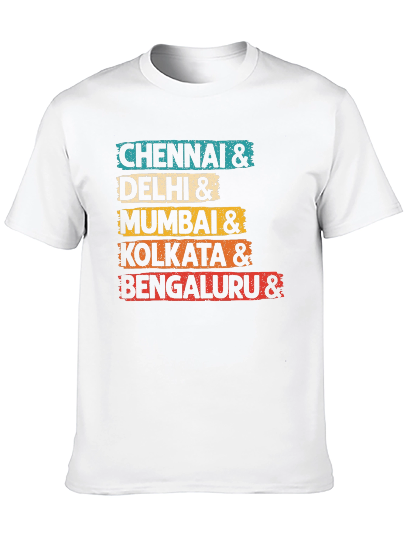 India Cities Graphic T-Shirt - Stylish Travel Tee