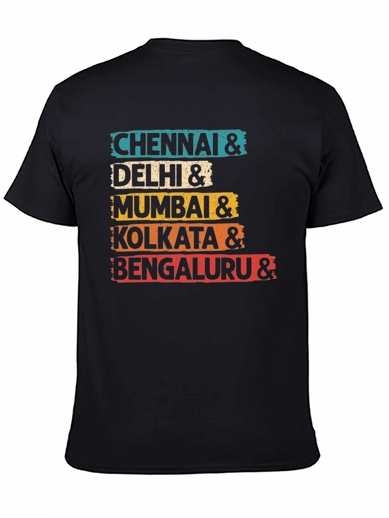 India Cities Graphic T-Shirt - Stylish Travel Tee